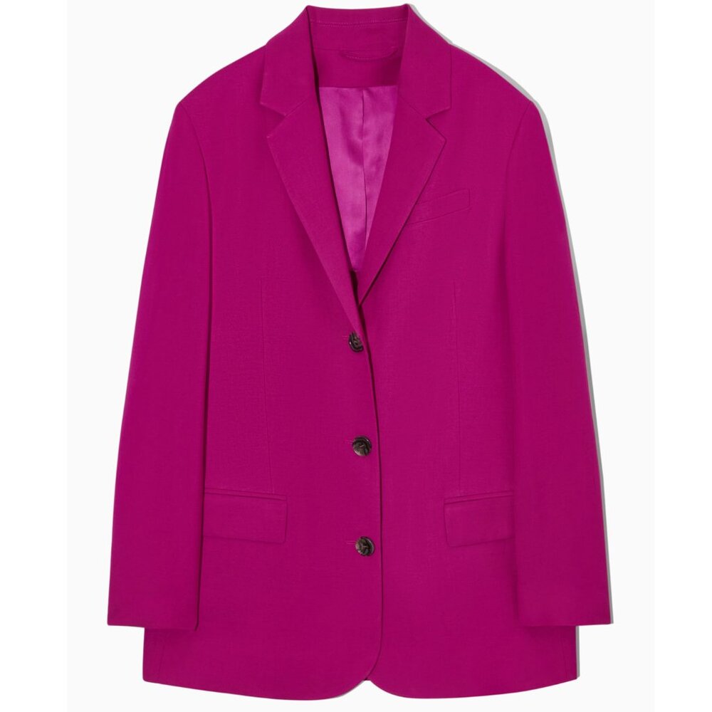 LAST CHANCE EUC Cos Relaxed-Fit Linen-Blend Blazer $210